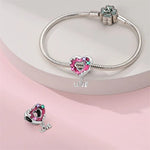 Pink Heart Donut Love Charm
