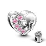 Pink Heart Keepsake Charm