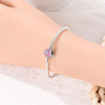Pink & Purple Lotus Flower Charm