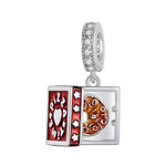 Pizza Time Box Dangle Charm