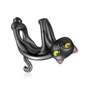 Playful Black Cat Charm