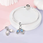 Protective Hamsa & Evil Eye Charm