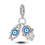Protective Hamsa & Evil Eye Charm