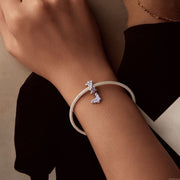 Purple Butterfly & Orchid Charm