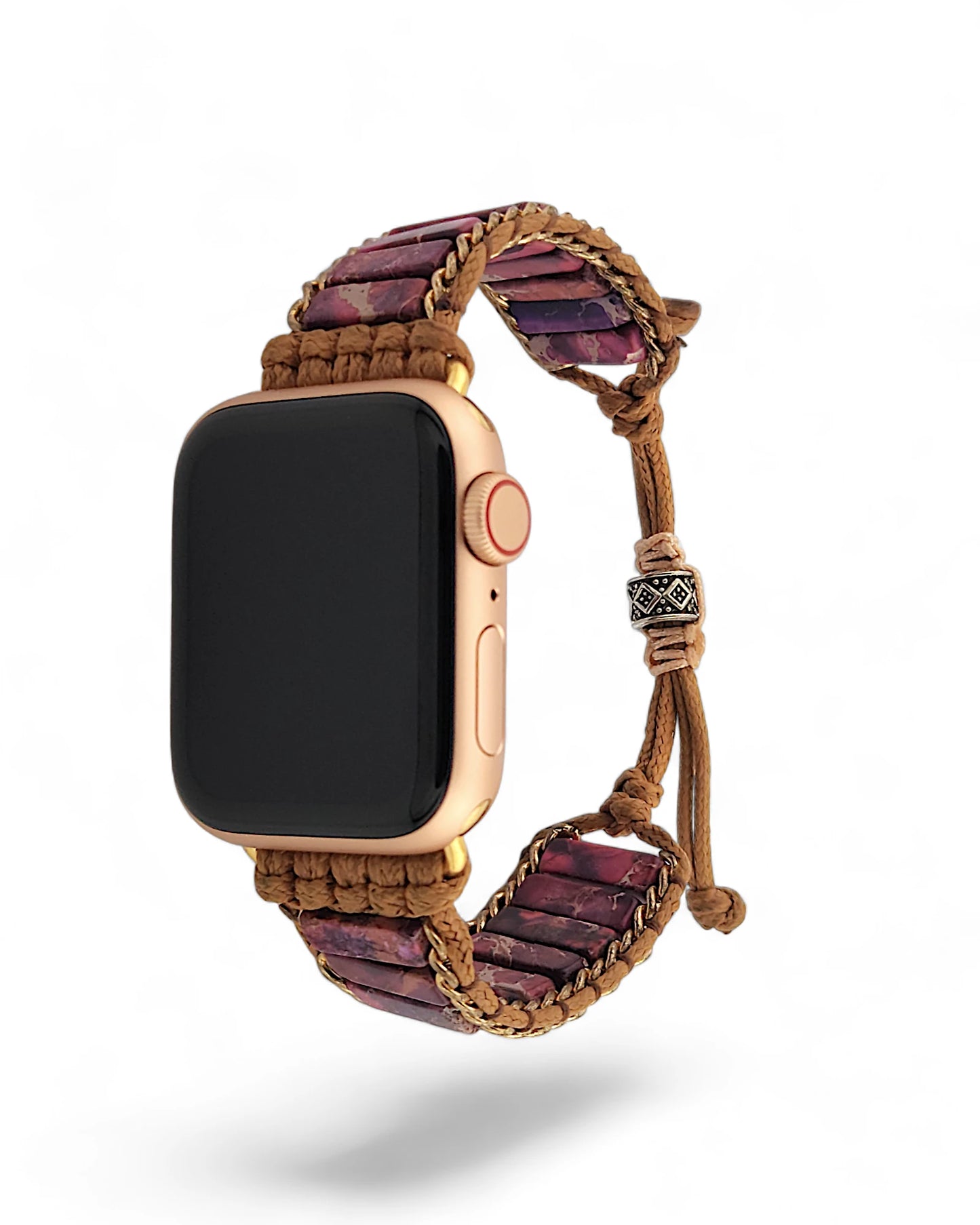 Purple Jasper Inlay Apple Watch Band