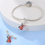 Queen's Potion and Heart Key Double Dangle Charm