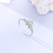 Radiant Gemstone Adjustable Ring