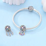 Rainbow Feather Dreamcatcher Dangle Charm