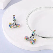 Rainbow Pride Bicycle Dangle Charm