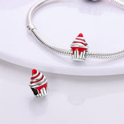 Red Cupcake Charm