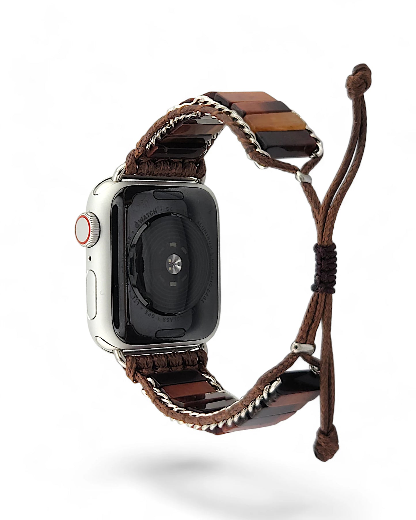 Red Tiger's Eye Inlay Apple Watch Band