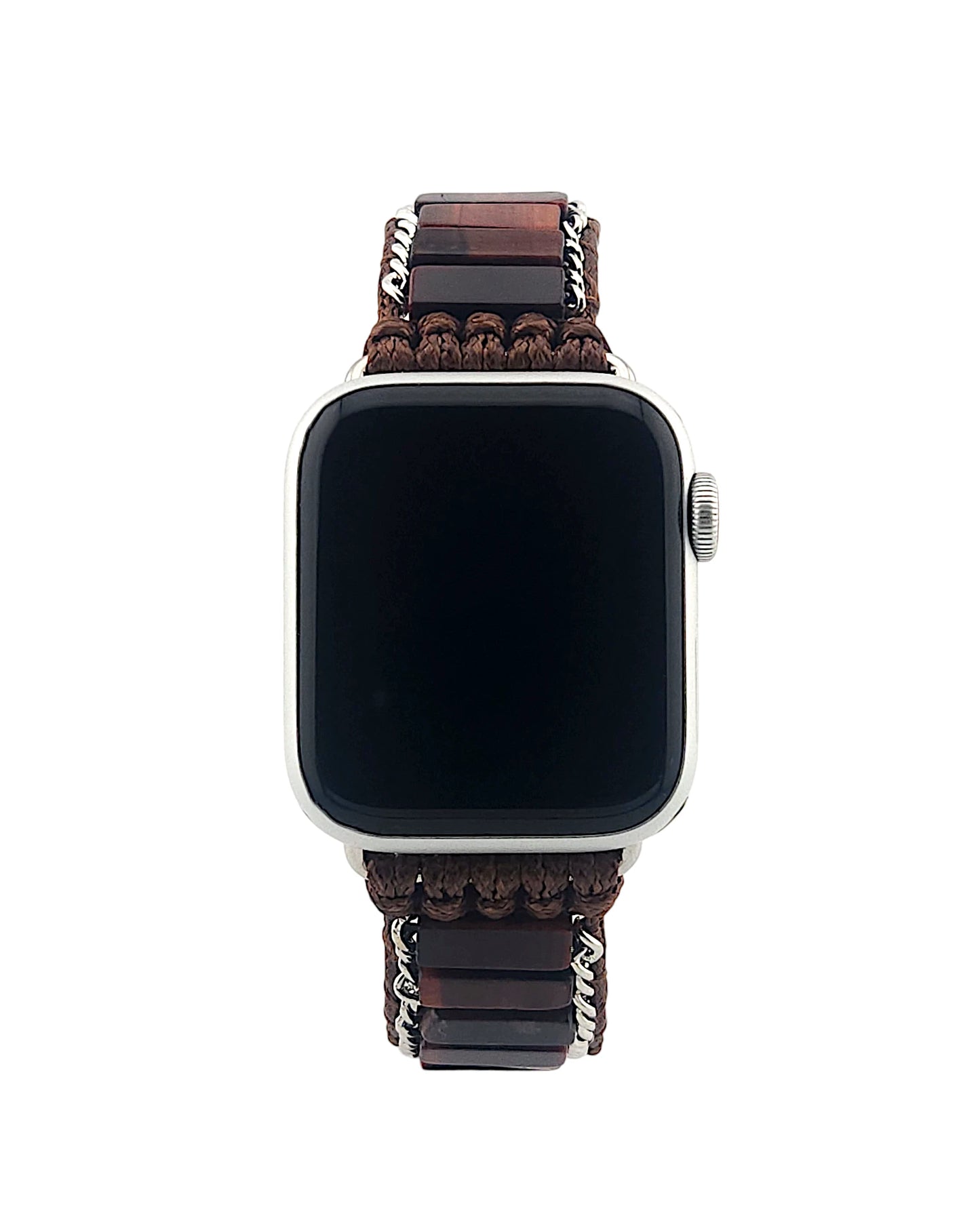 Red Tiger's Eye Inlay Apple Watch Band