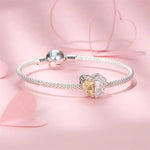 Regal Heart with Mom Crown Charm