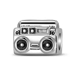 Retro Boombox Music Charm