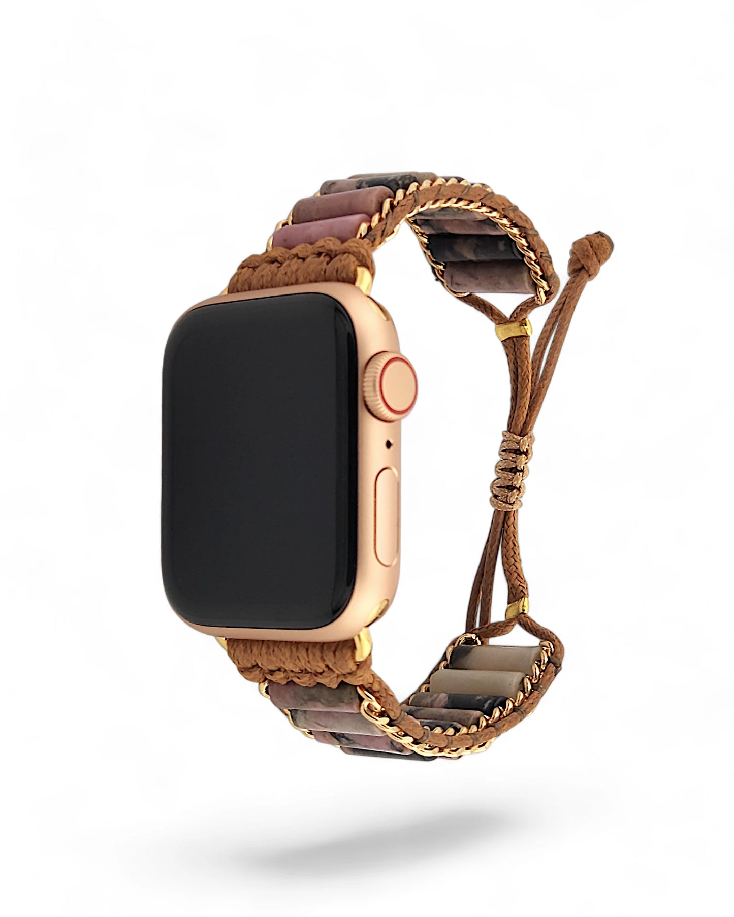 Rhodonite Inlay Apple Watch Band