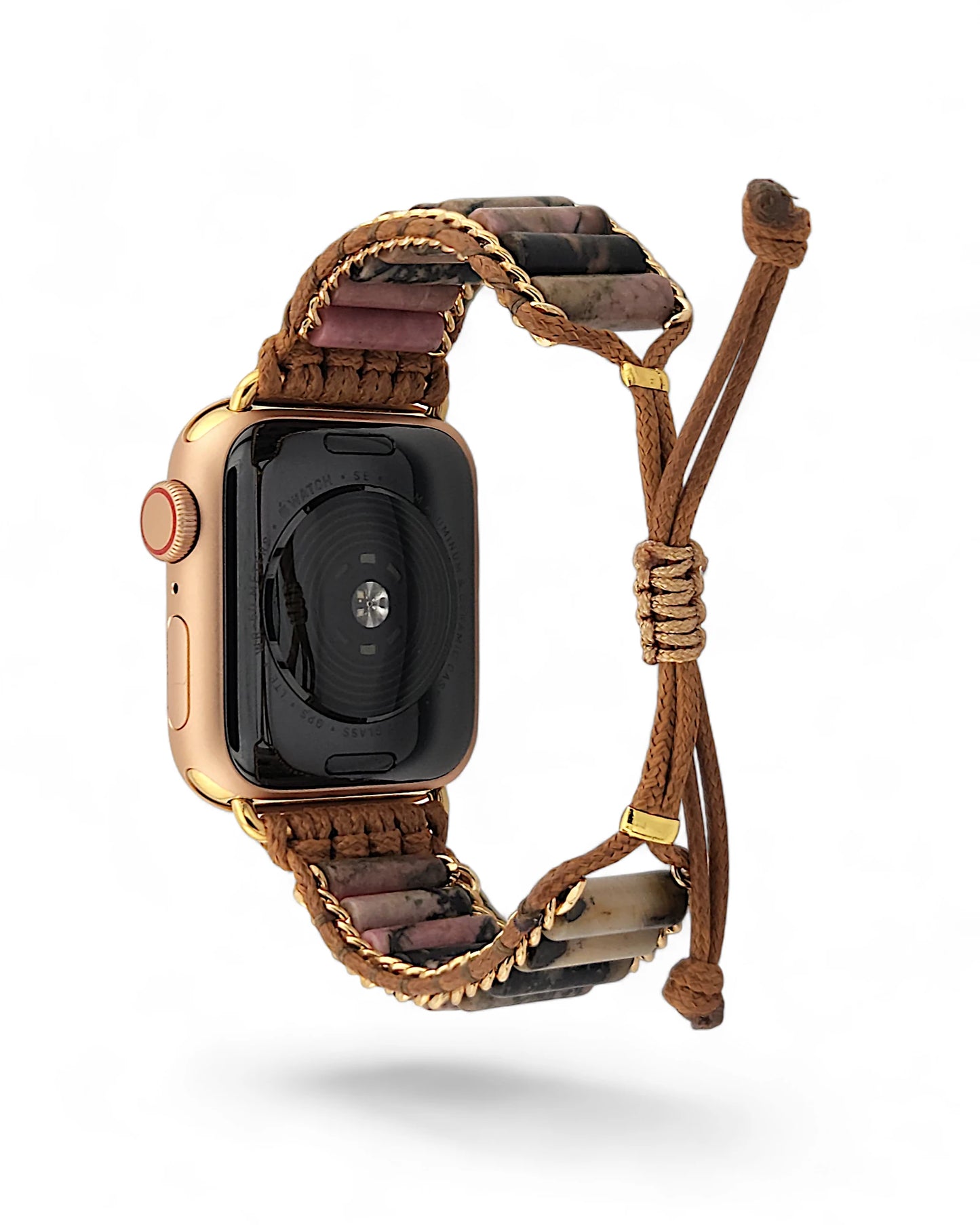 Rhodonite Inlay Apple Watch Band