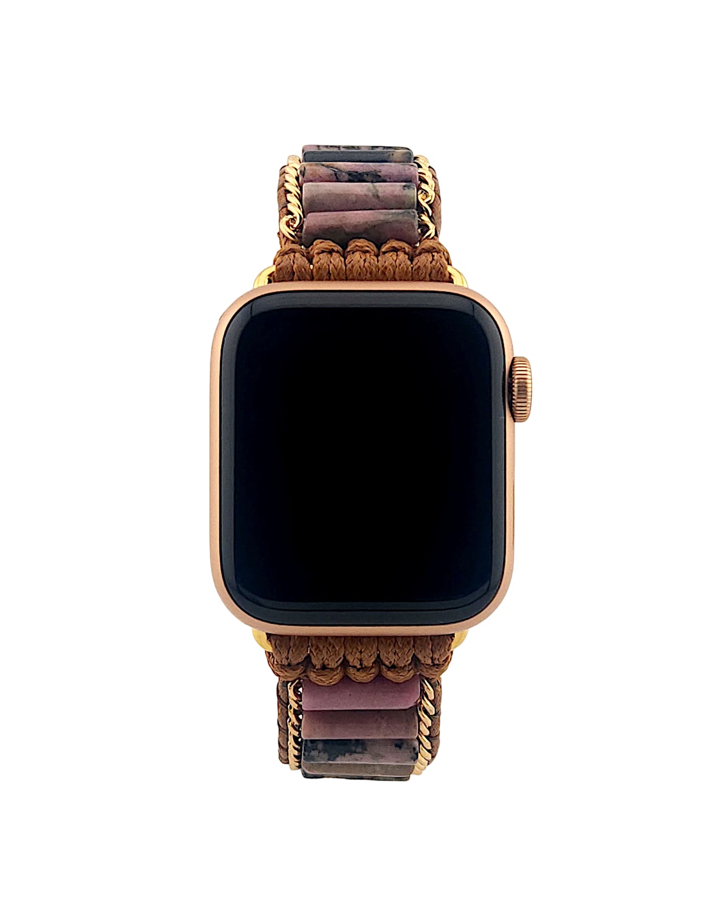 Rhodonite Inlay Apple Watch Band