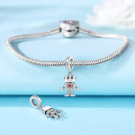 Robot with Heart Charm