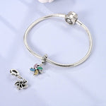 Rotating Colorful Windmill Dangle Charm