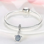 Sea Turtle Ocean Tortoise Dangle Charm