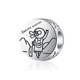 See You Tomorrow Travel Charm