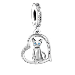 Siamese Cat Dangle Charm