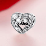 Sister Love Heart Charm