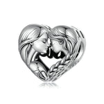 Sister Love Heart Charm