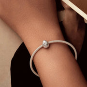 Sleeping Bunny in Floral Egg Charm