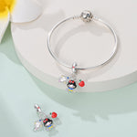 Snow White with Apple, Mirror, & Flower Dangle Charm