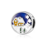 Snowy Winter House Charm
