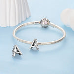 Sparkling Heart Letter A~Z Alphabet Charm