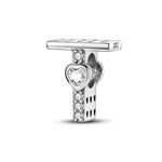 Sparkling Heart Letter A~Z Alphabet Charm