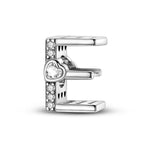 Sparkling Heart Letter A~Z Alphabet Charm