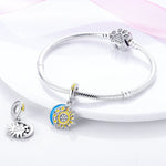 Sparkling Star & Moon Charm