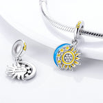 Sparkling Star & Moon Charm