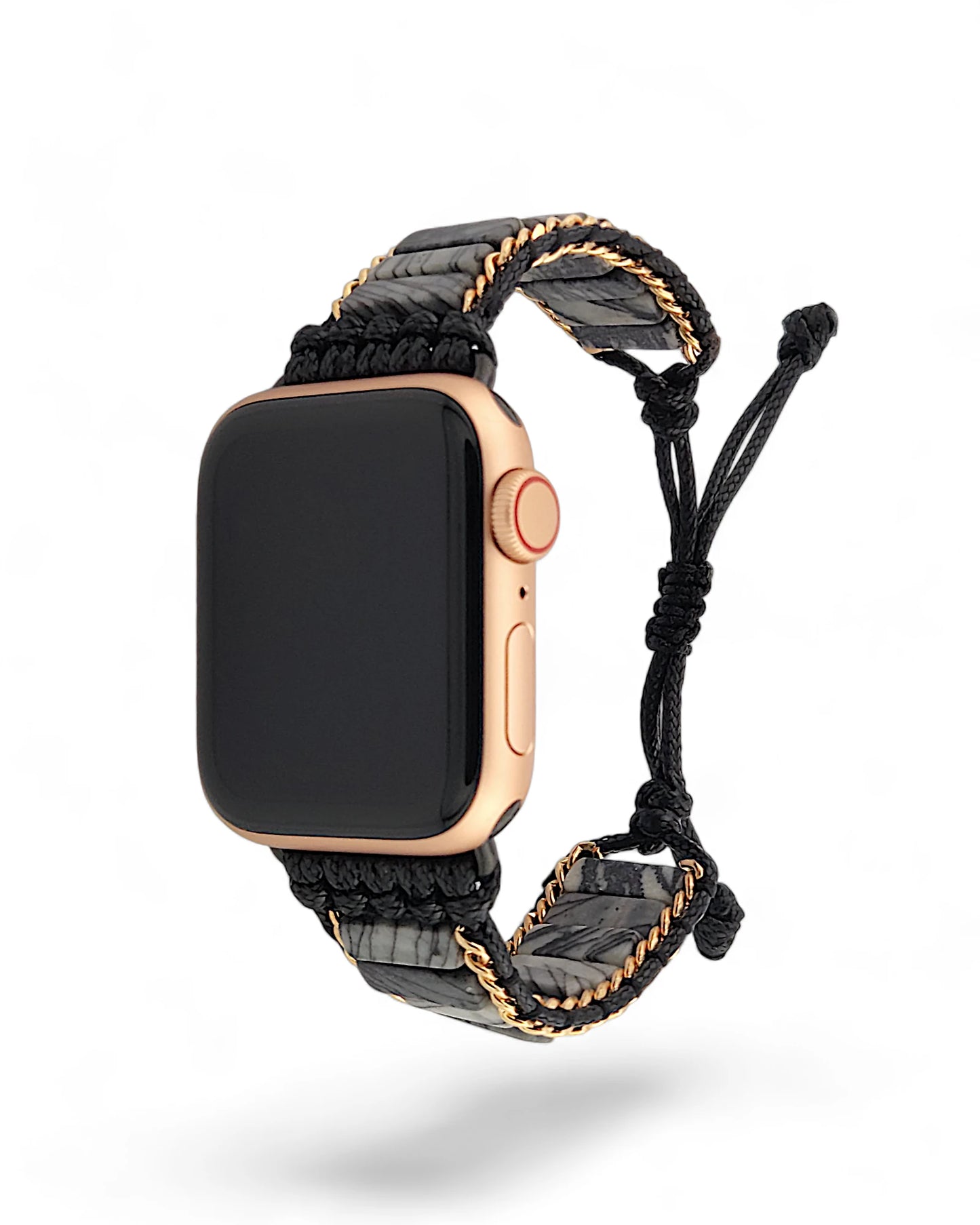 Spider Web Obsidian Inlay Apple Watch Band