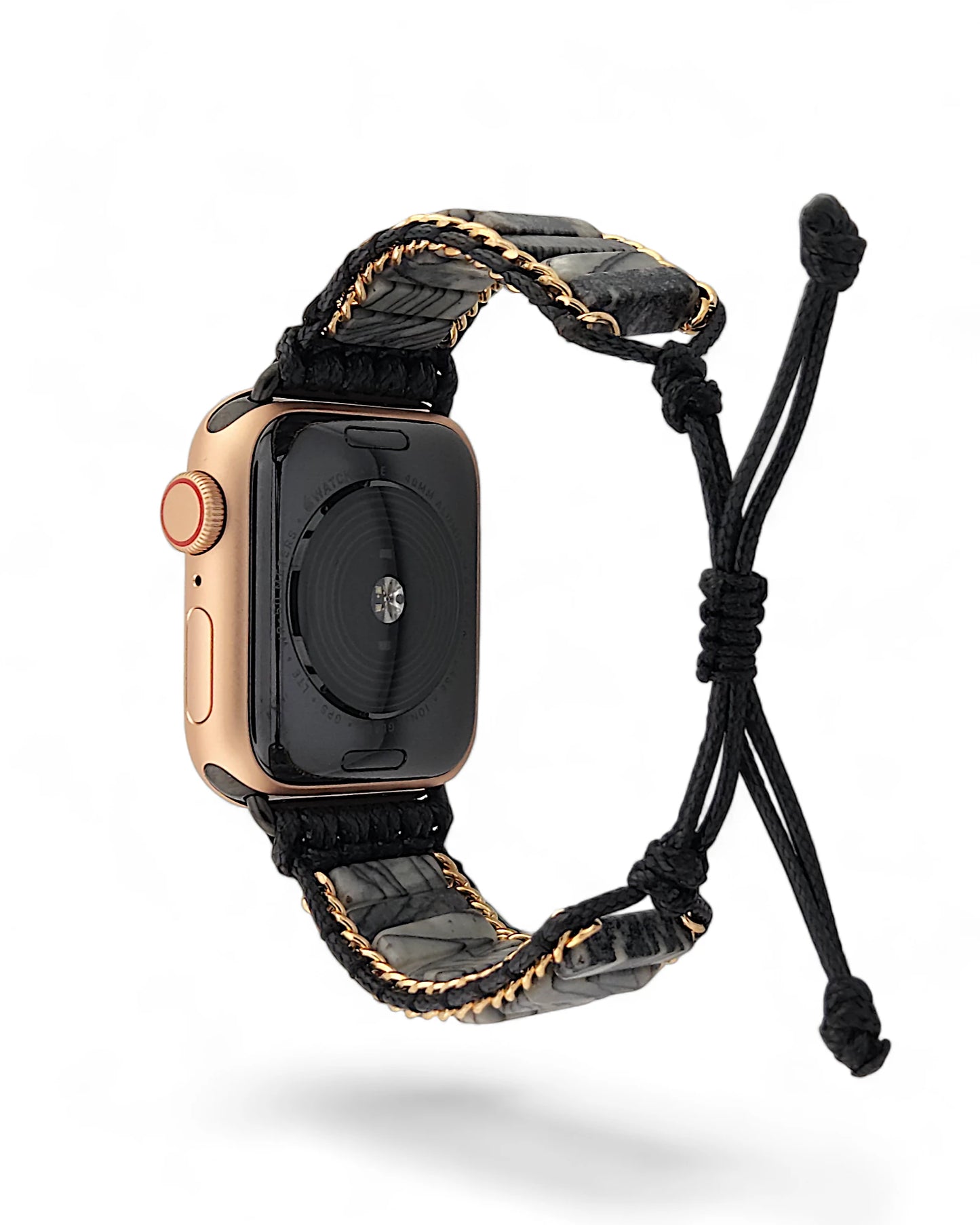 Spider Web Obsidian Inlay Apple Watch Band