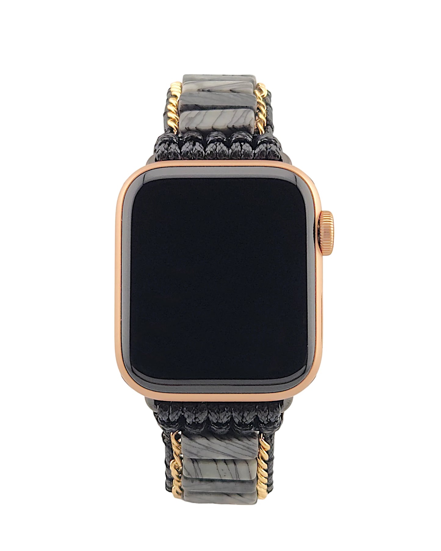 Spider Web Obsidian Inlay Apple Watch Band