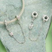 Spring Butterfly Safety Chain Charm