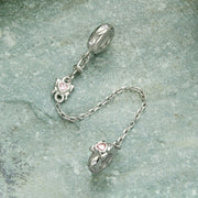 Spring Butterfly Safety Chain Charm