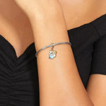 Squirrel Hugging a Light Sphere Dangle Charm