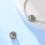 Star & Moon Birthstone Charm