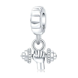 Strength & Dumbbell Dangle Charm
