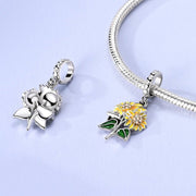 Sunflower Bouquet Dangle Charm