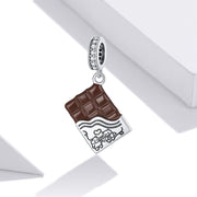 Sweet Love Chocolate Bar with Bear Dangle Charm