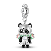 Sweet Panda Fairy Dangle Charm