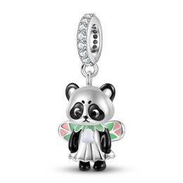 Sweet Panda Fairy Dangle Charm