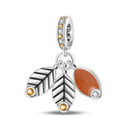 Tea Leaves Triple Dangle Charm