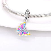 Temperature Changing Color Butterfly Dangle Charm